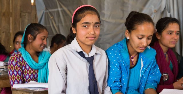 Classroom in Nepal. Photo: Plan International