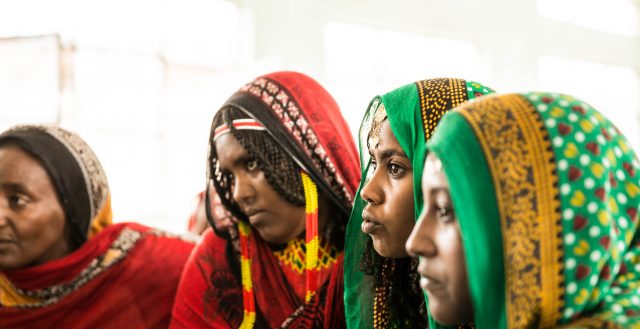 Group discussion with role model girls on FGM at Erubti Woreda, Afar Regional State. Photo: Mersha/UNICEF Ethiopia