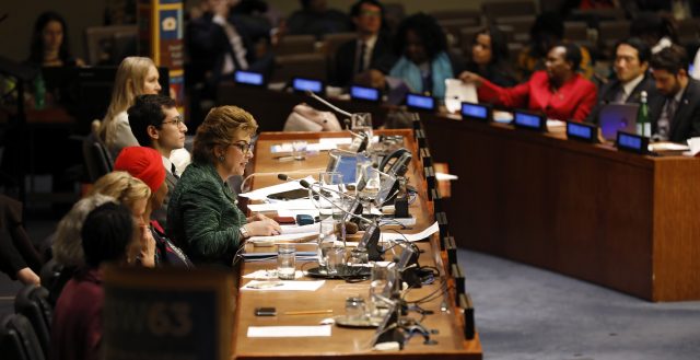 Closing session at CSW63S. Photo: Ryan Brown/UN Women