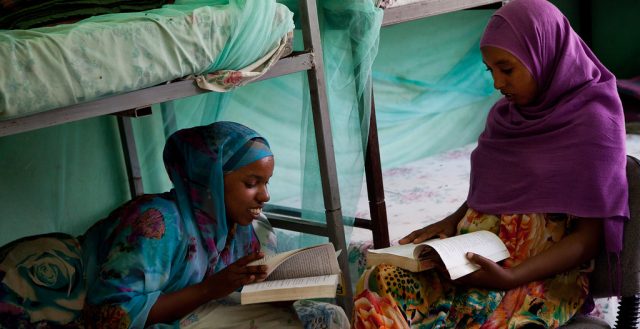 Rasso Abdella studying at the girls hostel in Dire Dawa. Photo: Getachew/UNICEF Ethiopia