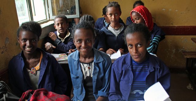 Students at Kokebe School in Addis Ababa. Photo: Alexandra Humme/GPE