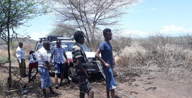 Country research team on fieldwork in Ethiopia. Photo: Kassahun Tilahun Dessie