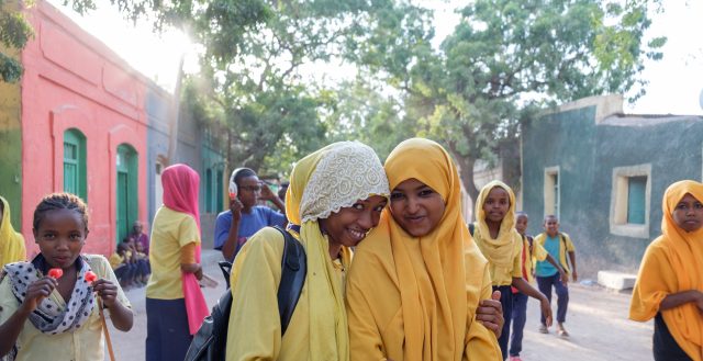 Adolescent girls at school in Dire Dawa, Ethiopia. Photo: Nathalie Bertrams/GAGE