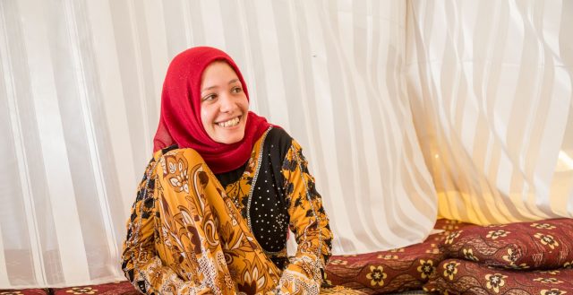 An 18-year-old Syrian girl. Photo: Nathalie Bertrams/GAGE