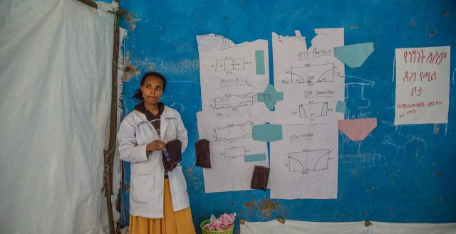 Girls' room in Ebenat primary school, Ethiopia. Photo: Nathalie Bertrams/GAGE