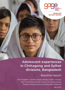 Girls at school in Chittagong, Bangladesh © Nathalie Bertrams/GAGE 2021