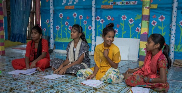 A group of girls in Bangladesh © Nathalie Bertrams/GAGE 2023