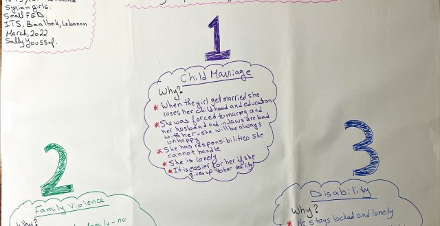 Flipchart used to capture adolescents' reflections on inequalities @ GAGE
