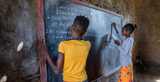 Primary school class room in Amhara© Nathalie Bertrams / GAGE 2022