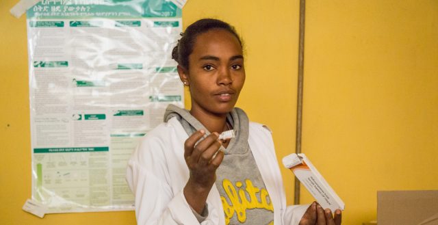 Image of a family planning health center in ethiopia.